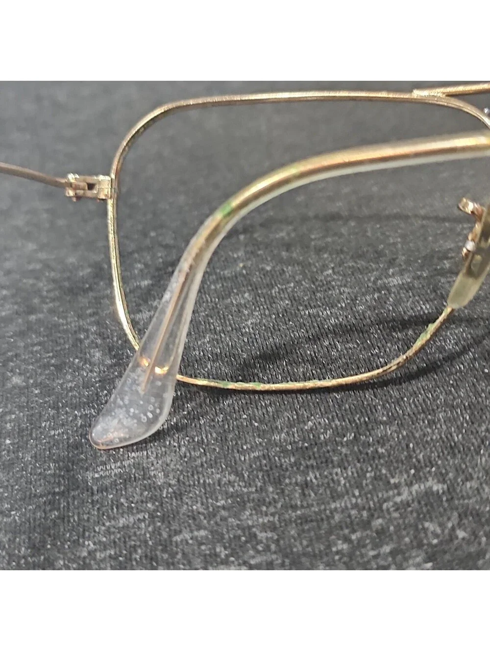 Ray Ban RB3136 Caravan 001 No Lenses Gold Metal Sunglasses Frame Only 55-15
